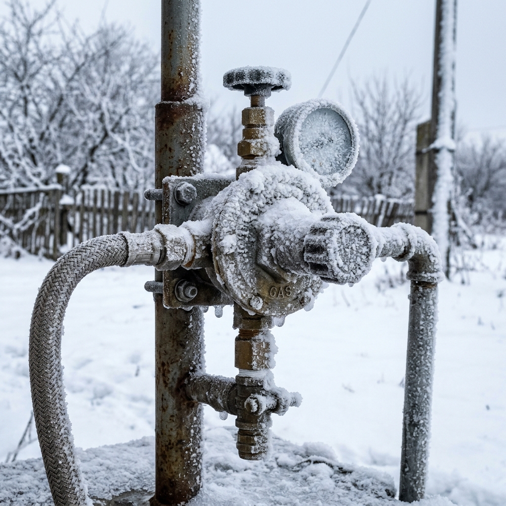 Обмерзает газовый редуктор